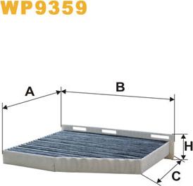 WIX Filters WP9359 - Filter, interior air car-mod.net