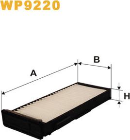 WIX Filters WP9220 - Filter, interior air car-mod.net