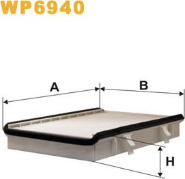 WIX Filters WP6940 - Filter, interior air car-mod.net