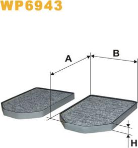 WIX Filters WP6943 - Filter, interior air car-mod.net