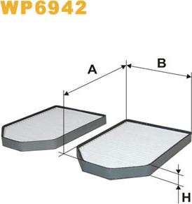 WIX Filters WP6942 - Filter, interior air car-mod.net