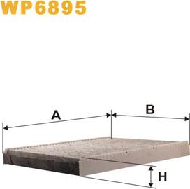 WIX Filters WP6895 - Filter, interior air car-mod.net