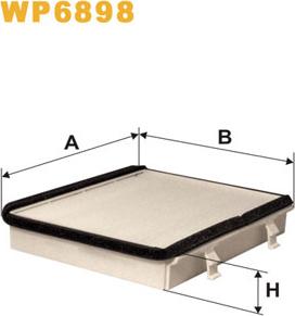 WIX Filters WP6898 - Filter, interior air car-mod.net