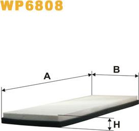 WIX Filters WP6808 - Filter, interior air car-mod.net