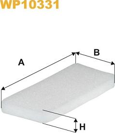 WIX Filters WP10331 - Filter, interior air car-mod.net