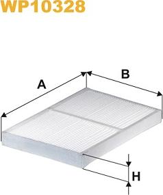 WIX Filters WP10328 - Filter, interior air car-mod.net