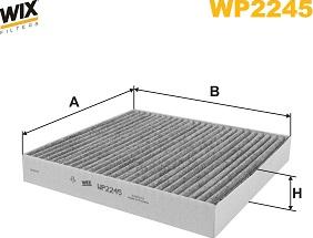 WIX Filters WP2245 - Filter, interior air car-mod.net