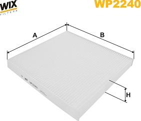 WIX Filters WP2240 - Filter, interior air car-mod.net