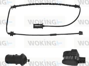 Woking 001061 - Warning Contact, brake pad wear car-mod.net