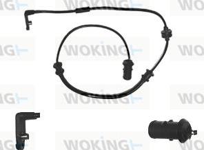 Woking 001027 - Warning Contact, brake pad wear car-mod.net