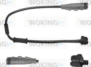 Woking 001075 - Warning Contact, brake pad wear car-mod.net