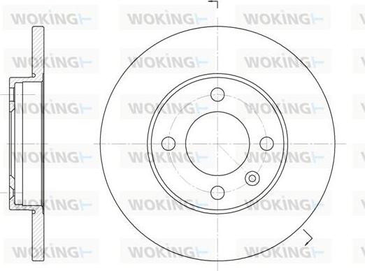 Woking D6088.01 - Brake Disc car-mod.net