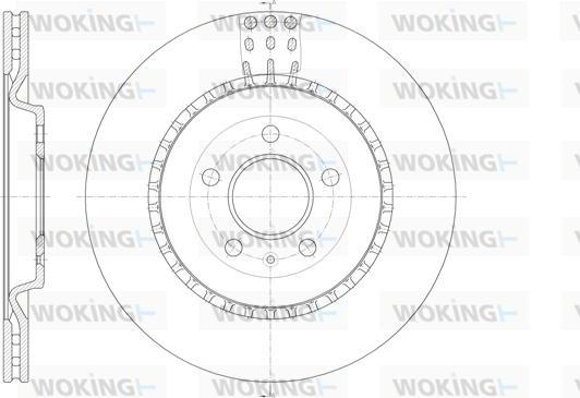 Woking D61492.10 - Brake Disc car-mod.net