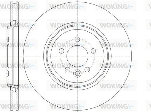 Woking D61382.10 - Brake Disc car-mod.net