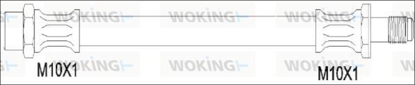 Woking G1901.65 - Brake Hose car-mod.net