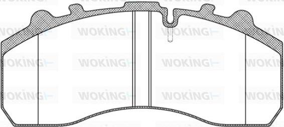 Woking JSA 7373.10 - Brake Pad Set, disc brake car-mod.net