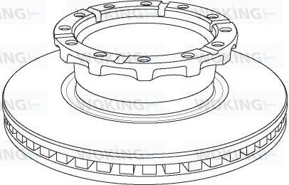 Woking NSA1159.20 - Brake Disc car-mod.net