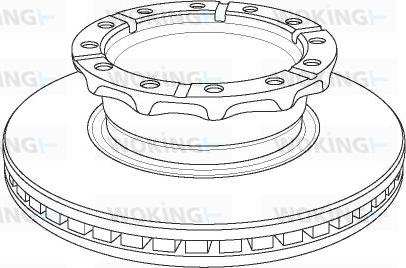 First Line CBD38120V - Brake Disc car-mod.net