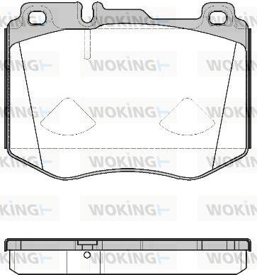 4U Autoparts 37375MR - Brake Pad Set, disc brake car-mod.net