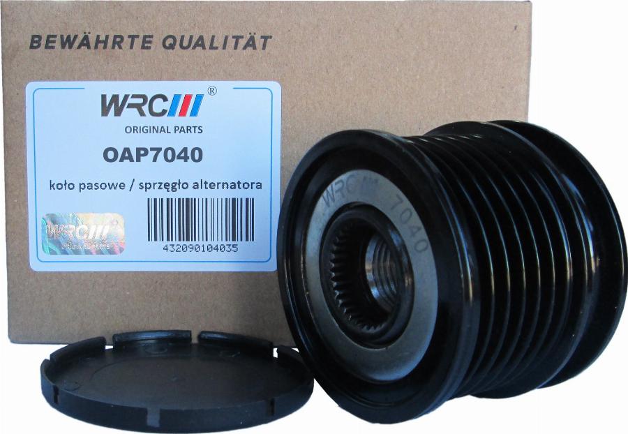 WRC 5807040 - Pulley, alternator, freewheel clutch car-mod.net