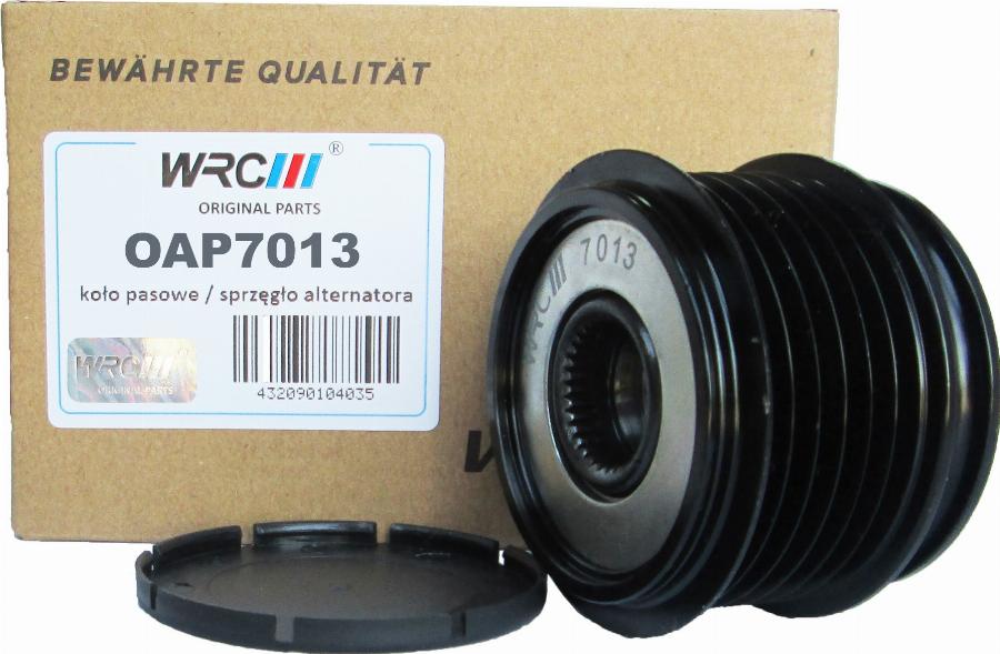 WRC 5807013 - Pulley, alternator, freewheel clutch car-mod.net