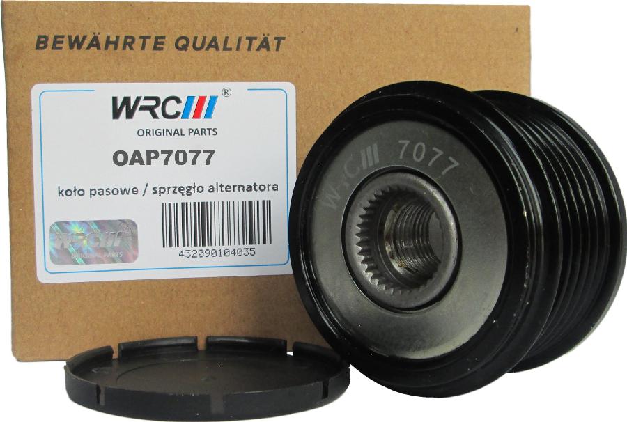 WRC 5807077 - Pulley, alternator, freewheel clutch car-mod.net
