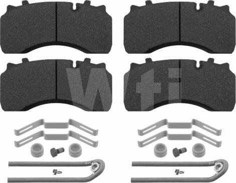 Wti Automotive K714588 - Brake Pad Set, disc brake car-mod.net