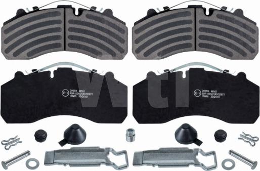 Wti Automotive K714697 - Brake Pad Set, disc brake car-mod.net