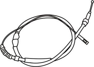 WXQP 140461 - Cable, parking brake car-mod.net