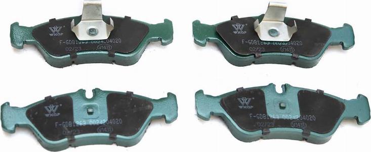 WXQP 140253 - Brake Pad Set, disc brake car-mod.net