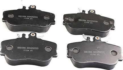 WXQP 141043 - Brake Pad Set, disc brake car-mod.net
