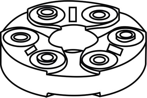WXQP 160213 - Vibration Damper, Propshaft car-mod.net