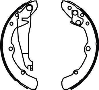 WXQP 340067 - Brake Shoe Set, parking brake car-mod.net
