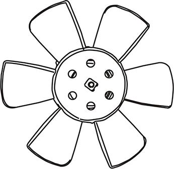 WXQP 351965 - Fan, radiator car-mod.net