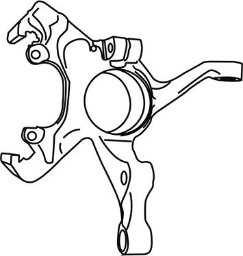 WXQP 360577 - Steering Knuckle, wheel suspension car-mod.net