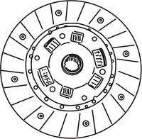 WXQP 361451 - Clutch Disc car-mod.net