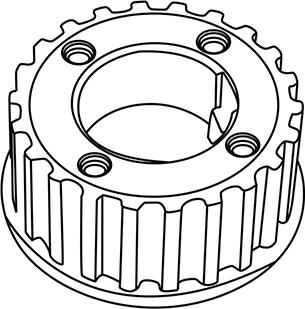 WXQP 311729 - Crankshaft Gear car-mod.net