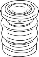 WXQP 381053 - Rubber Buffer, suspension car-mod.net