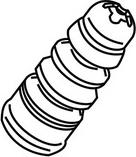 WXQP 381145 - Rubber Buffer, suspension car-mod.net