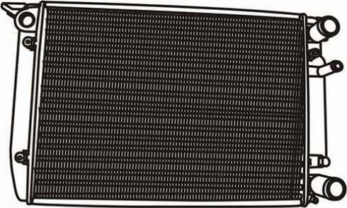 WXQP 321081 - Radiator, engine cooling car-mod.net