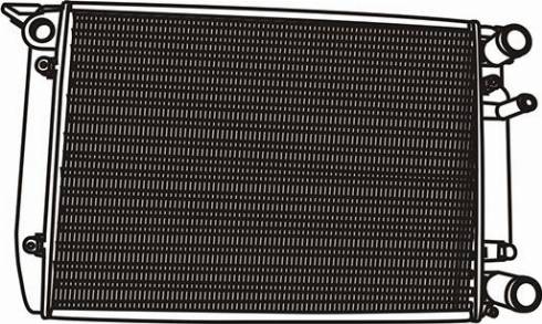 WXQP 321087 - Radiator, engine cooling car-mod.net