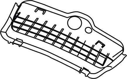 WXQP 371219 - Ventilation Grille, bumper car-mod.net