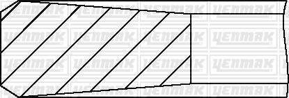 Yenmak 91-09217-000 - Piston Ring Kit car-mod.net