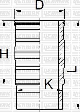 Yenmak 51-05932-000 - Cylinder Sleeve car-mod.net