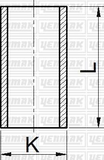 Yenmak 51-65406-000 - Cylinder Sleeve car-mod.net