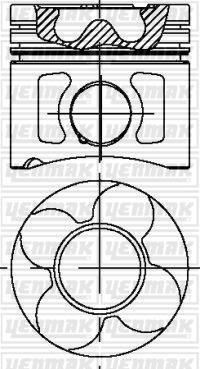 Yenmak 31-04334-000 - Piston car-mod.net
