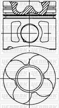 Yenmak 31-04333-000 - Piston car-mod.net