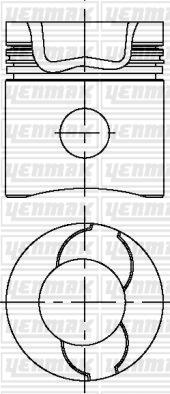 Yenmak 31-03598-000 - Piston car-mod.net