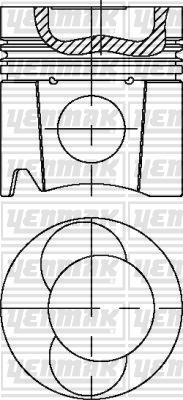 Yenmak 31-03592-000 - Piston car-mod.net