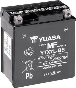 Yuasa YTX7L-BS - Starter Battery car-mod.net